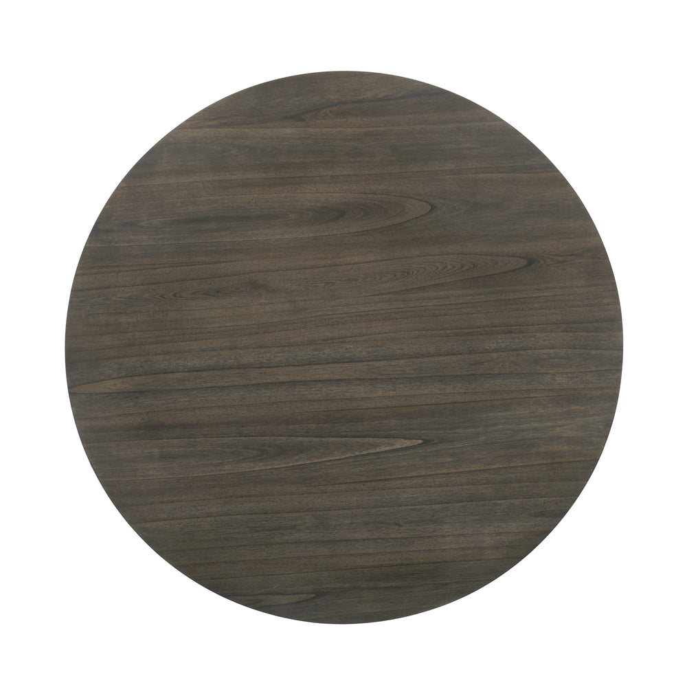 Maisie Round Table-White/brown