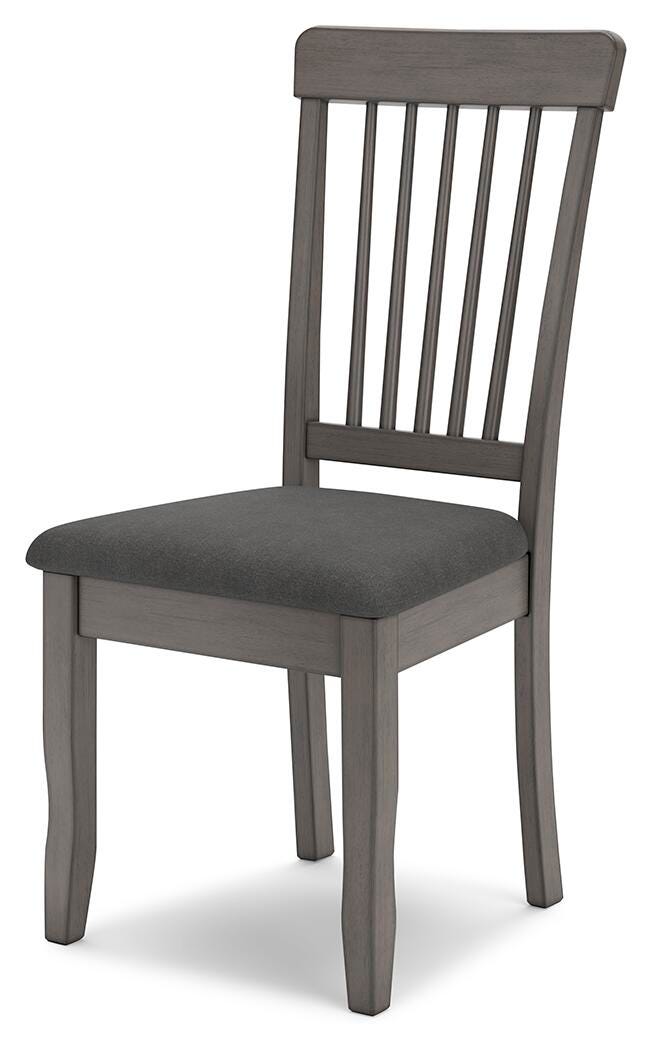 Shullden Dining Chair - Dark Gray (3)