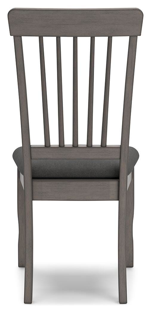 Shullden Dining Chair - Dark Gray (4)