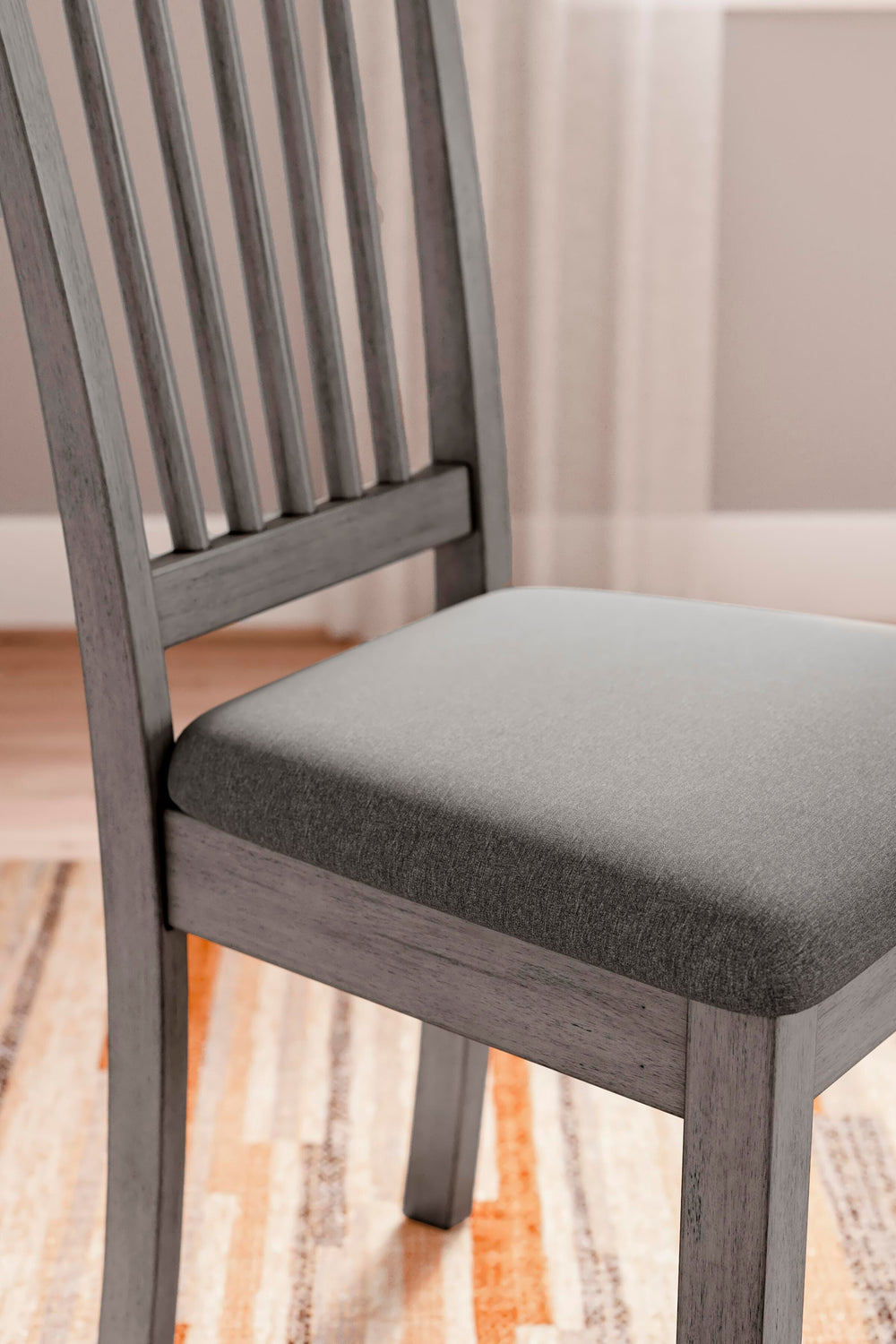 Shullden Dining Chair - Dark Gray (8)