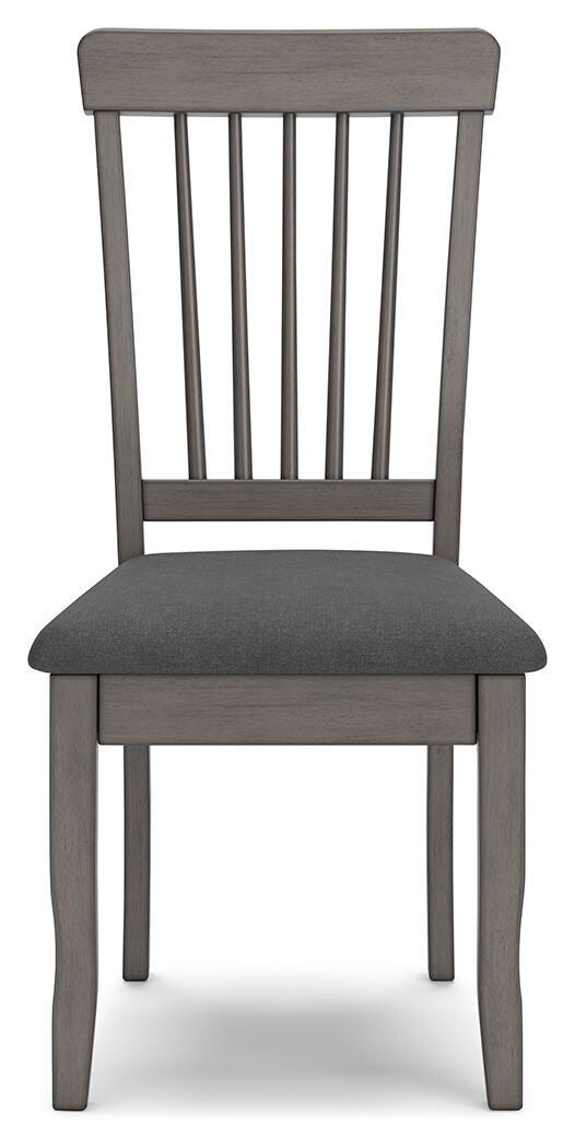 Shullden Dining Chair - Dark Gray (5)