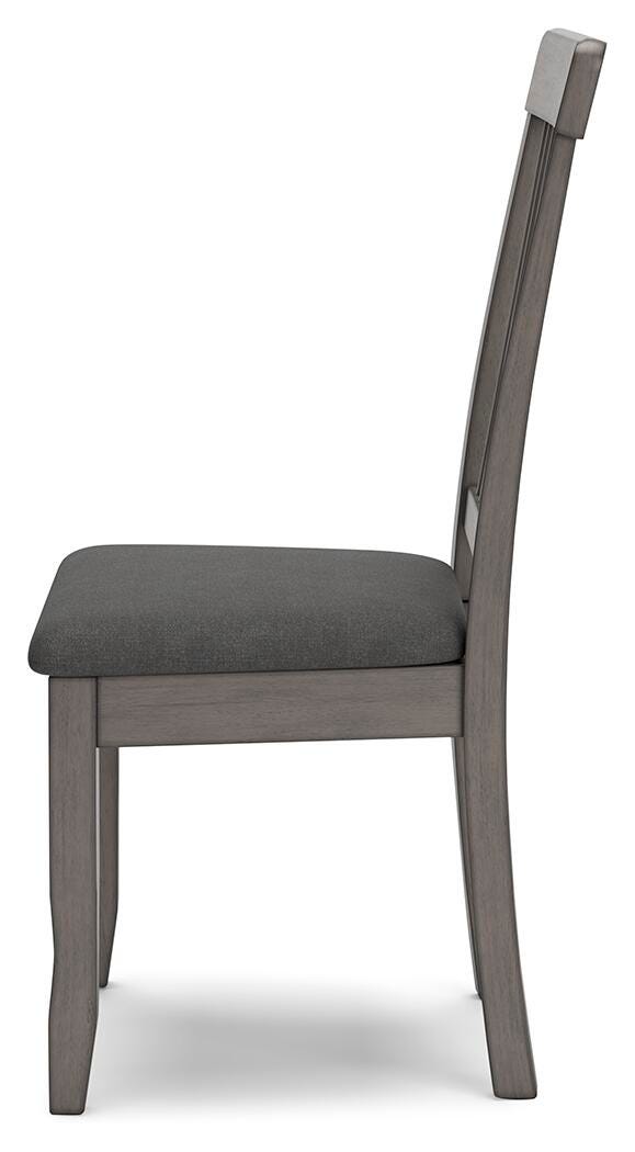 Shullden Dining Chair - Dark Gray (6)