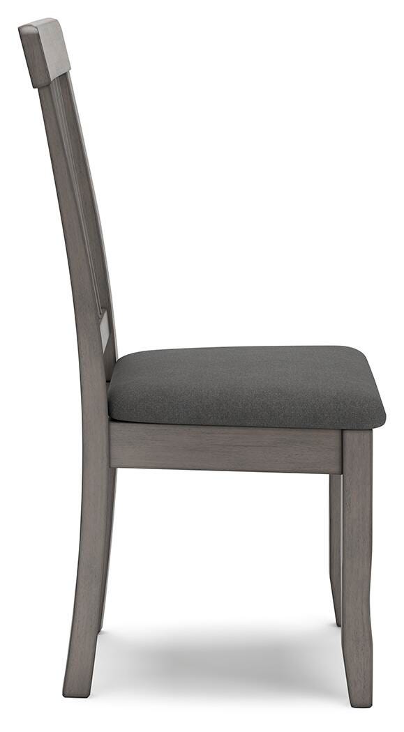 Shullden Dining Chair - Dark Gray (7)