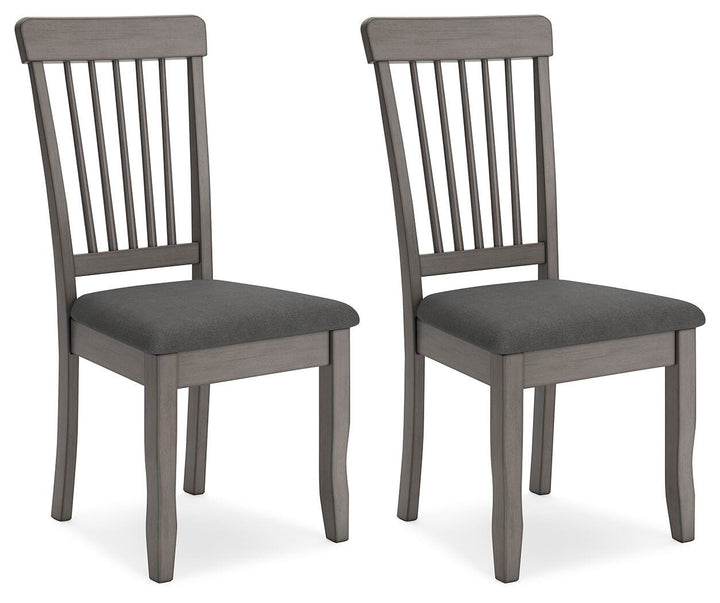 Shullden Dining Table and 2 Chairs - Gray (4)