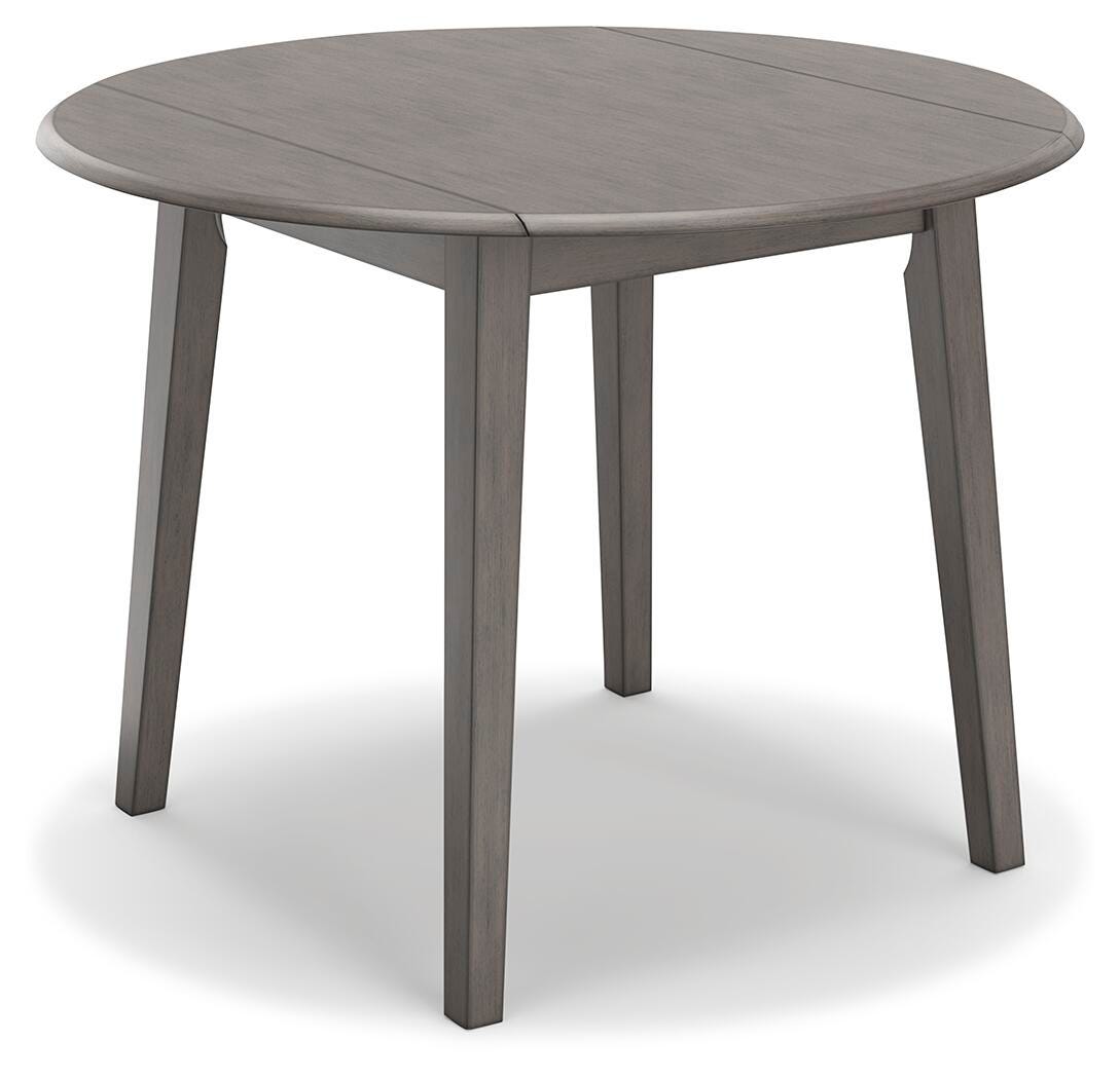 Shullden Drop Leaf Dining Table - Dark Gray (1)