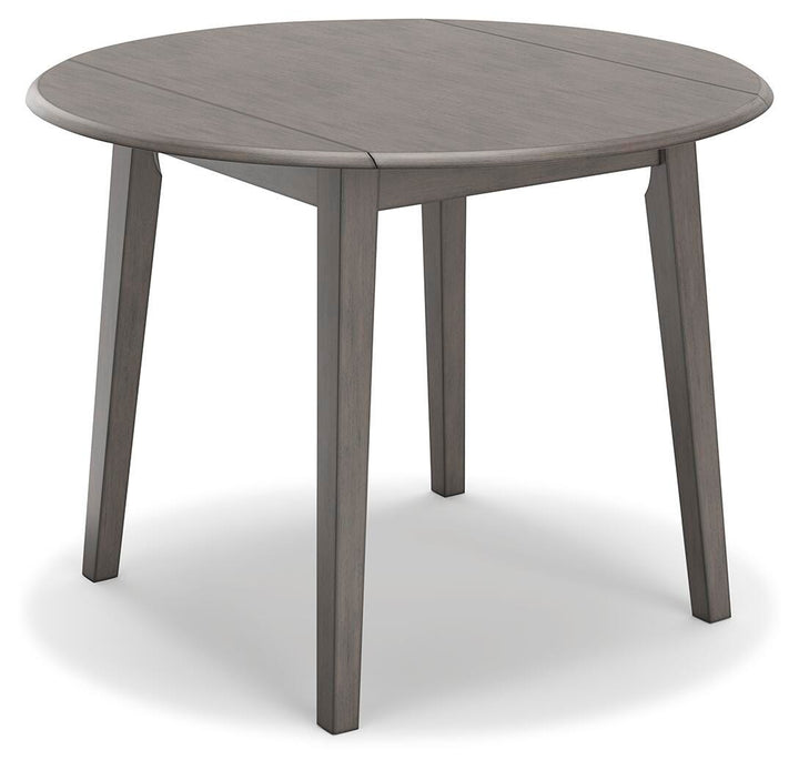 Shullden Drop Leaf Dining Table - Dark Gray (1)