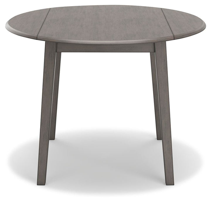 Shullden Drop Leaf Dining Table - Dark Gray (3)