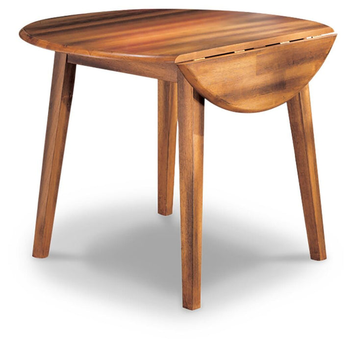 Berringer Dining Drop Leaf Table - Dark Brown (1)
