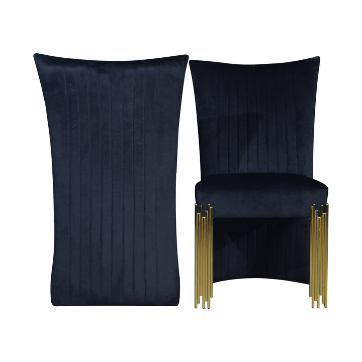 Empire Ladderback Dining Chair (2 Per Carton)-Black