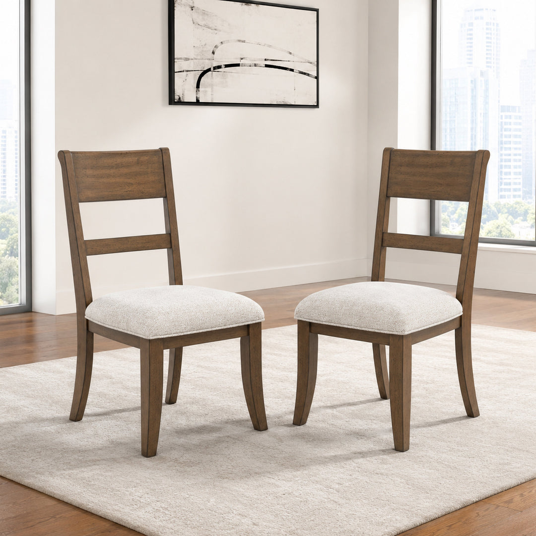 Mariana Wood Back Side Chair (2 Per Carton)-Vintage Mocha