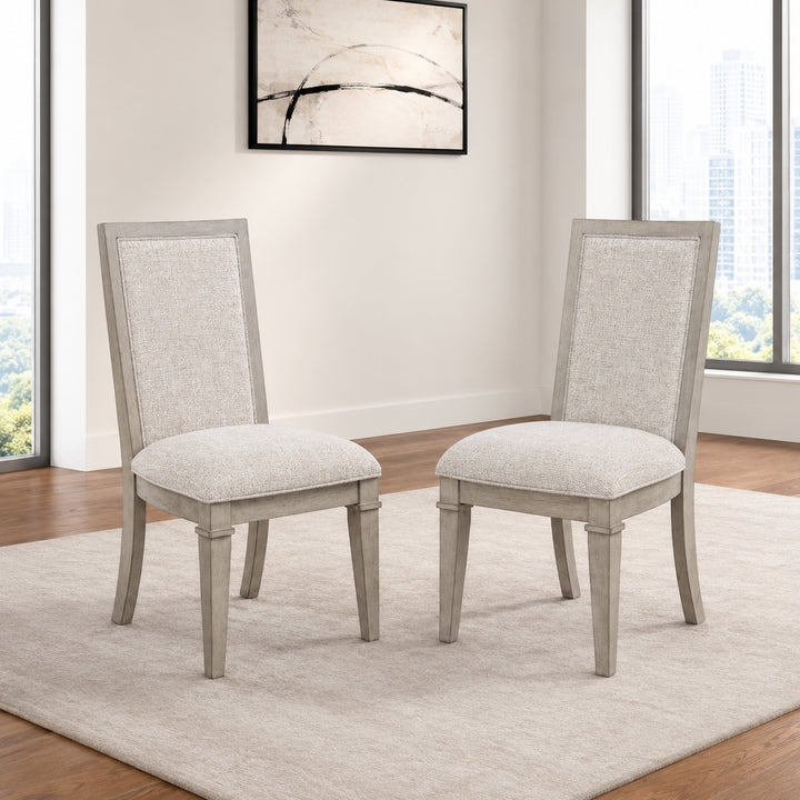 Mariana Upholstered Side Chair (2 Per Carton)-Vintage Creme