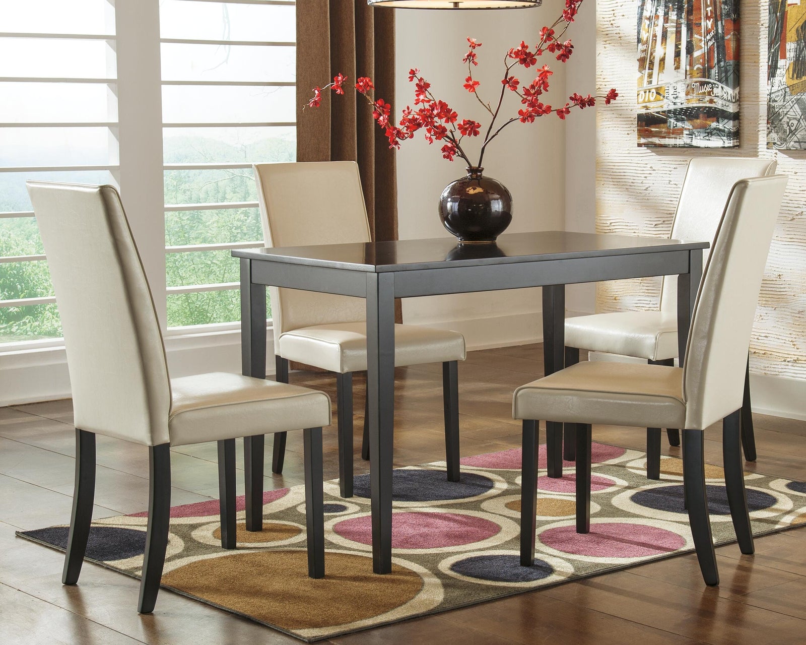 Kimonte Dining Table - Dark Brown (2)