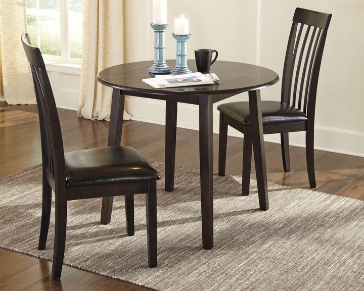 Hammis Dining Table with 2 Chairs - Dark Brown (1)