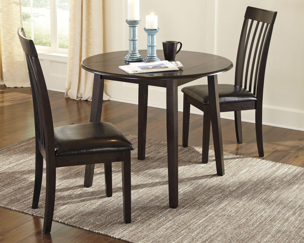 Hammis Dining Table with 2 Chairs - Dark Brown (1)