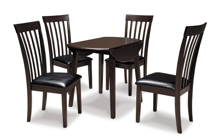 Hammis Dining Table and 4 Chairs - Dark Brown (1)