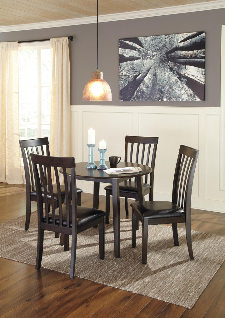 Hammis Dining Table and 4 Chairs - Dark Brown (2)