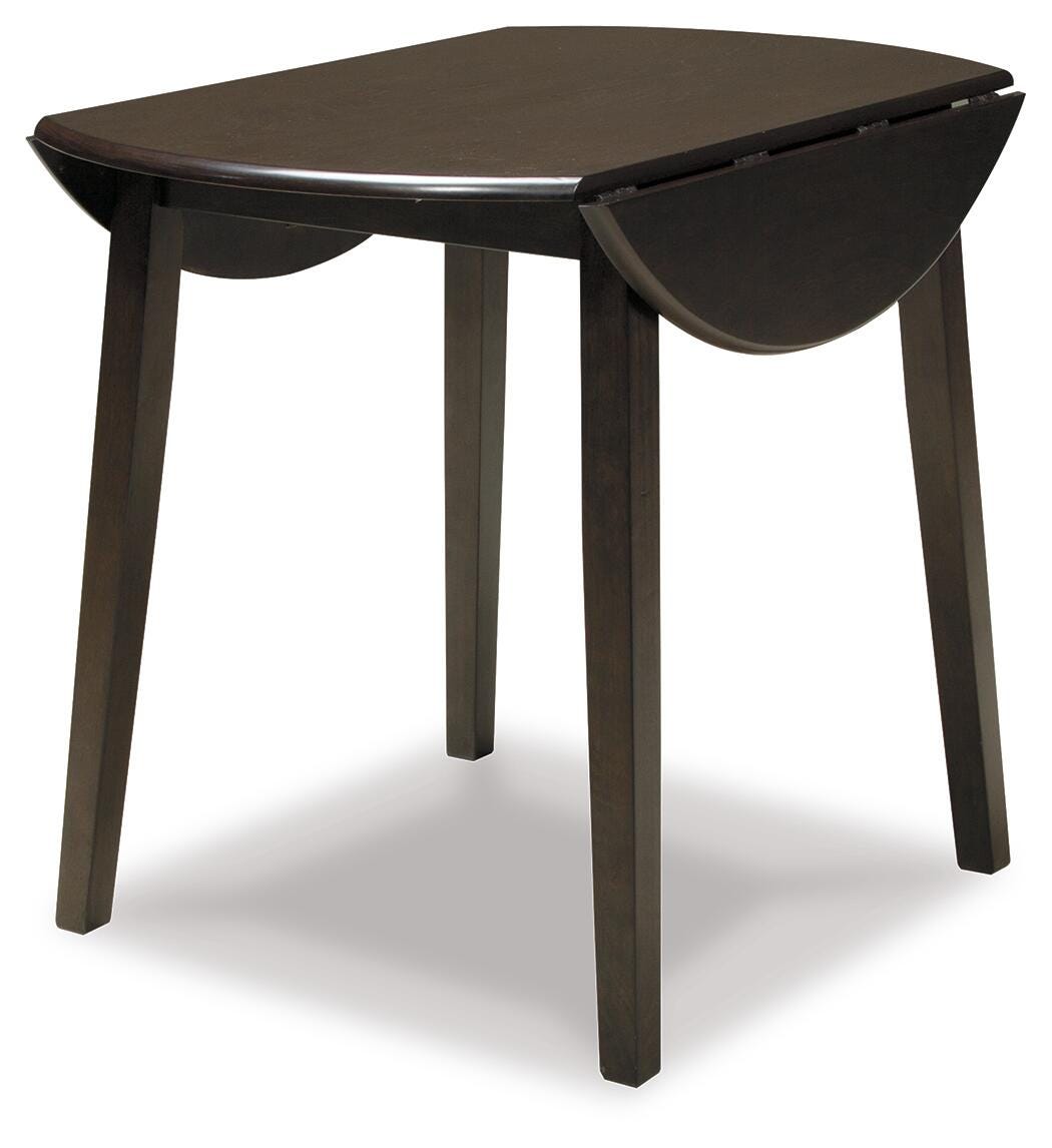 Hammis Dining Drop Leaf Table - Dark Brown (1)