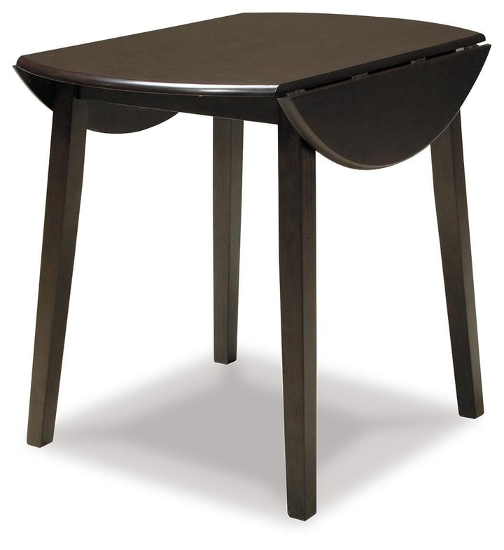 Hammis Dining Drop Leaf Table - Dark Brown (1)