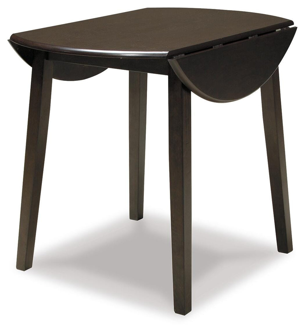 Hammis Dining Drop Leaf Table - Dark Brown (1)