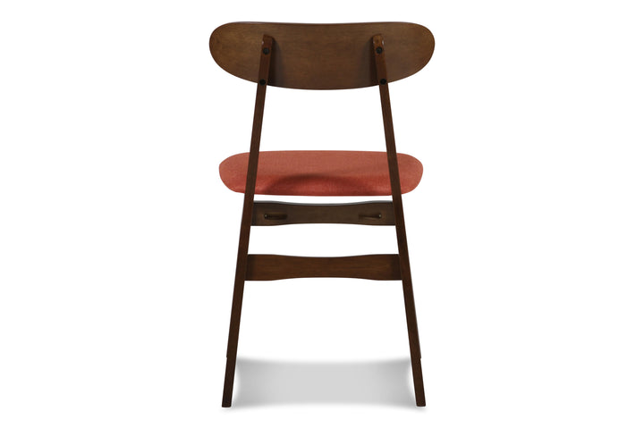 Morocco Dining Chair W/orange Seat Cushion (2 Per Carton)