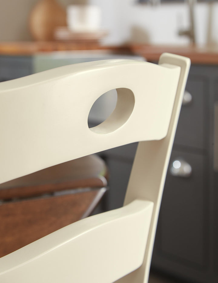 Woodanville Dining Table with 2 Chairs - Cream/Brown (6)
