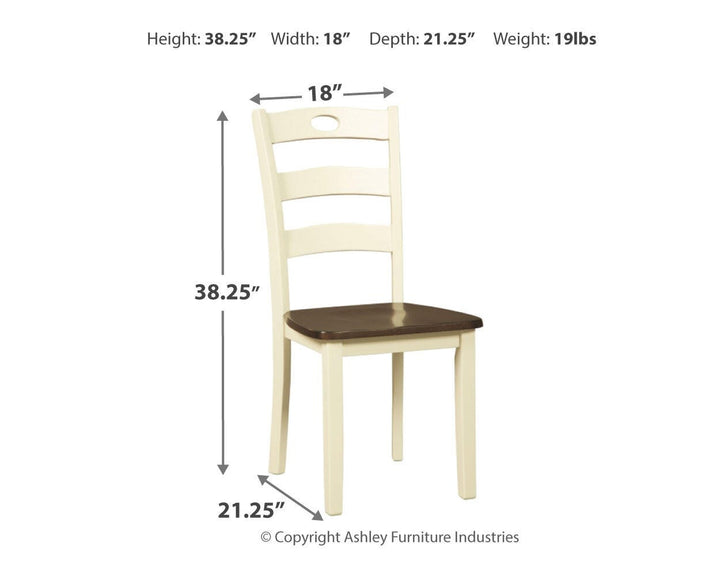 Woodanville Dining Chair - Light Brown (4)