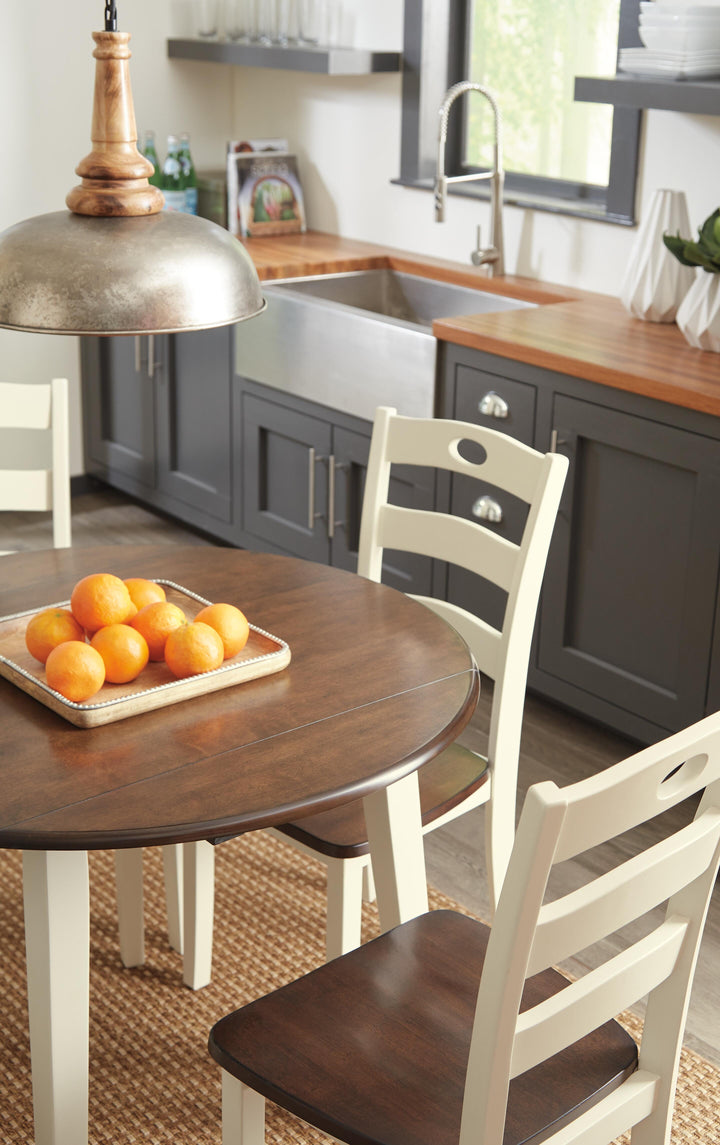 Woodanville Dining Drop Leaf Table - Light Brown (5)