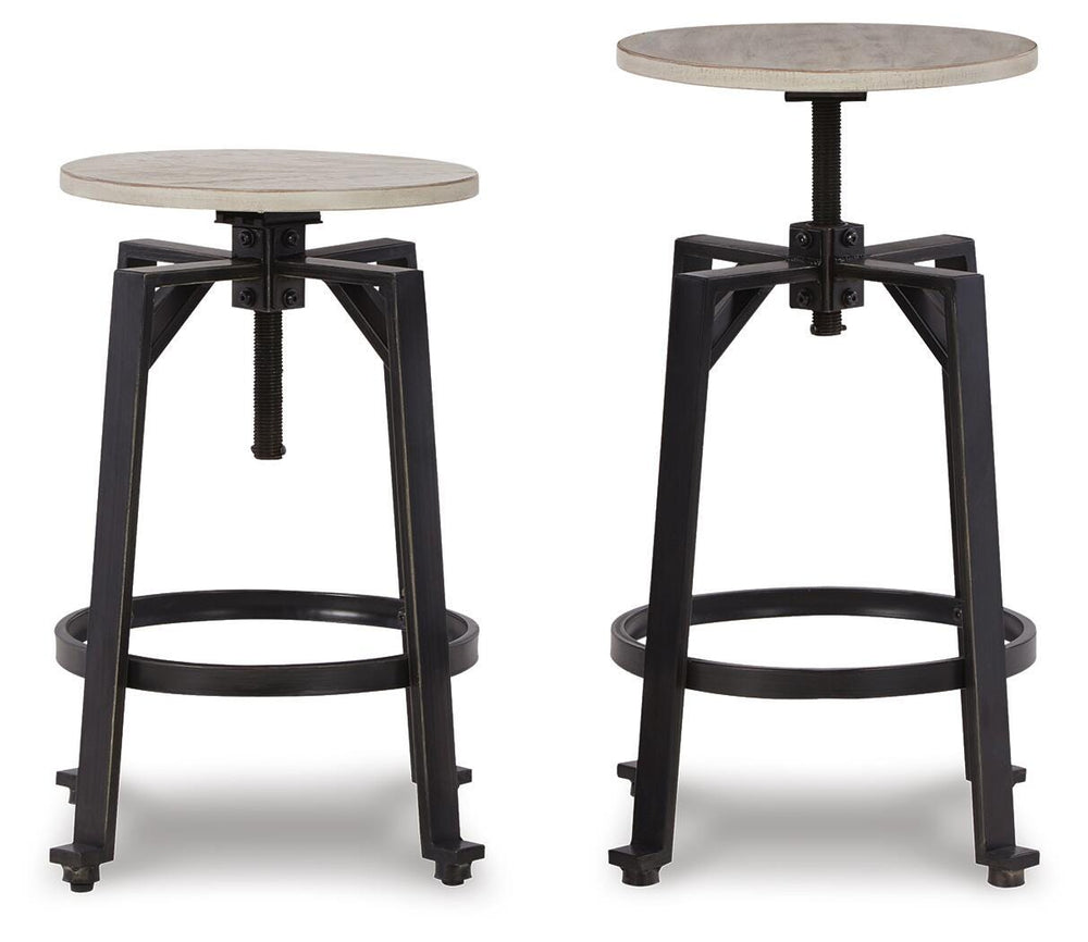 Karisslyn Counter Height Stool - Beige (1)