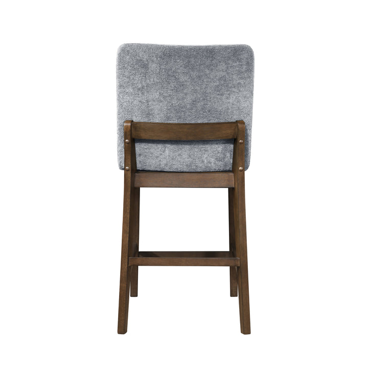Kody Upholstered Counter Chair (2 Per Carton)-Stone Gray
