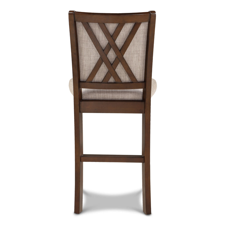Amy Counter Chair (2/ctn)-Cherry
