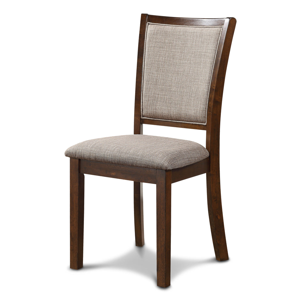 Amy 5 Pc 47" Round Dining Set-Cherry