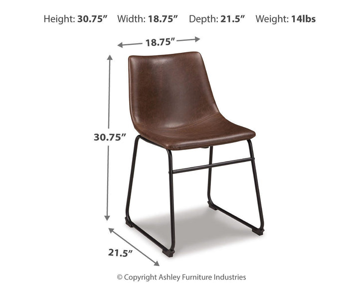 Centiar Dining Chair - Dark Brown (5)