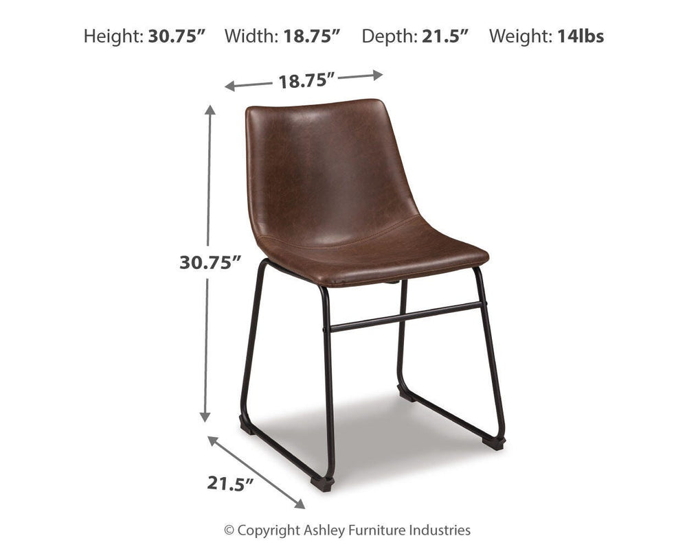 Centiar Dining Chair - Dark Brown (5)