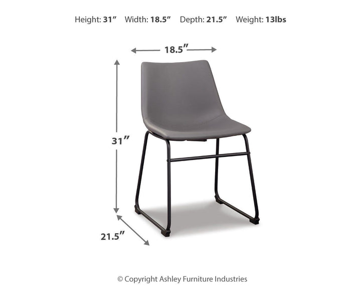 Centiar Dining Chair - Gray (7)