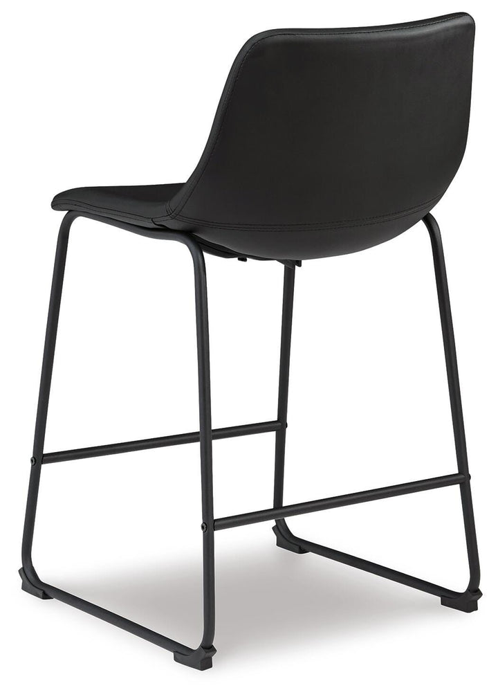 Centiar Counter Height Bar Stool - Black (8)