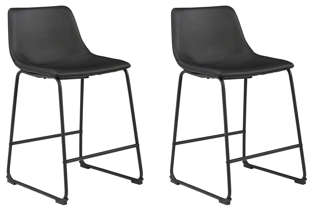 Centiar Counter Height Bar Stool - Black (3)