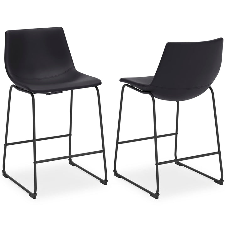 Centiar Counter Height Bar Stool - Black (1)