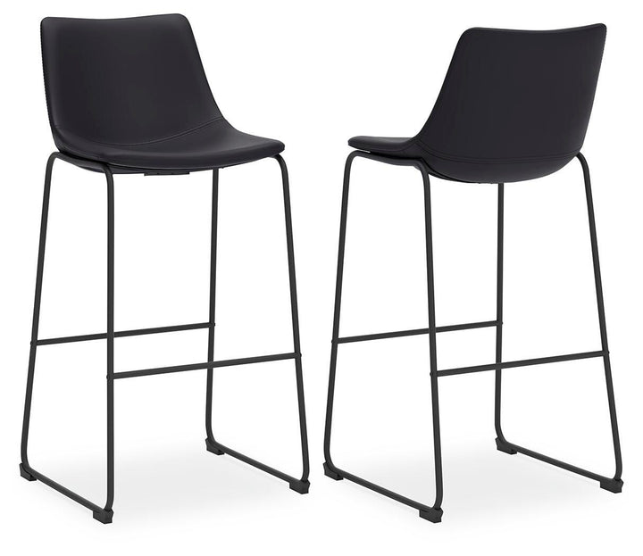 Centiar Pub Height Bar Stool - Black (1)