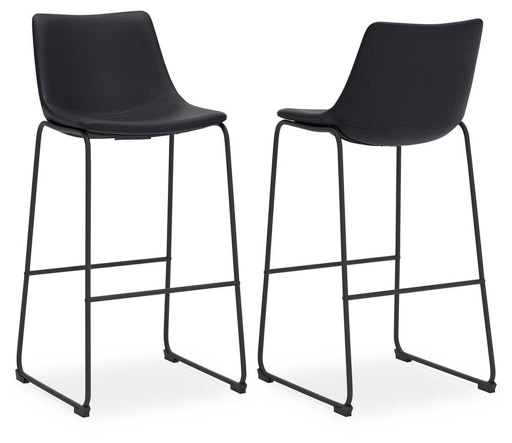 Centiar Pub Height Bar Stool - Black (1)