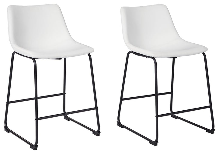 Centiar Counter Height Bar Stool - White (1)