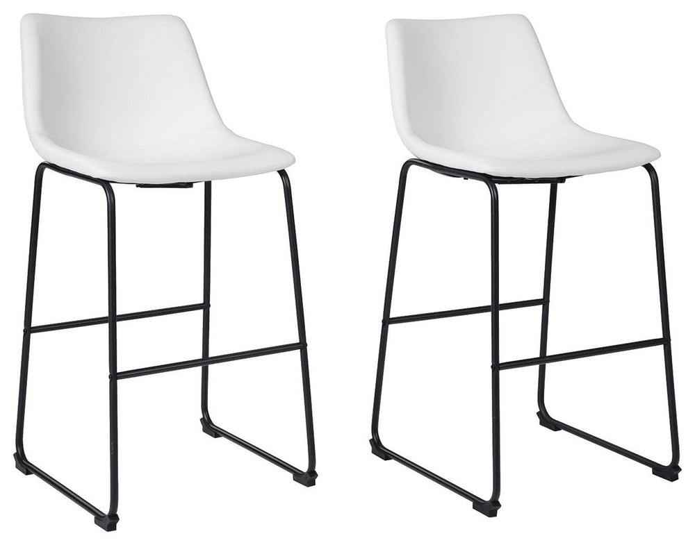 Centiar Pub Height Bar Stool - White (1)