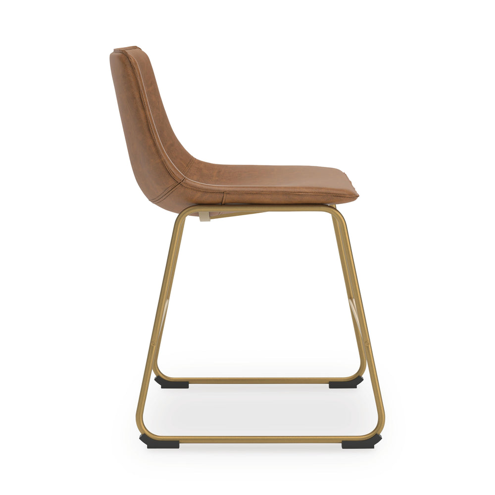 Ciabori Dining Chair - Light Brown (4)