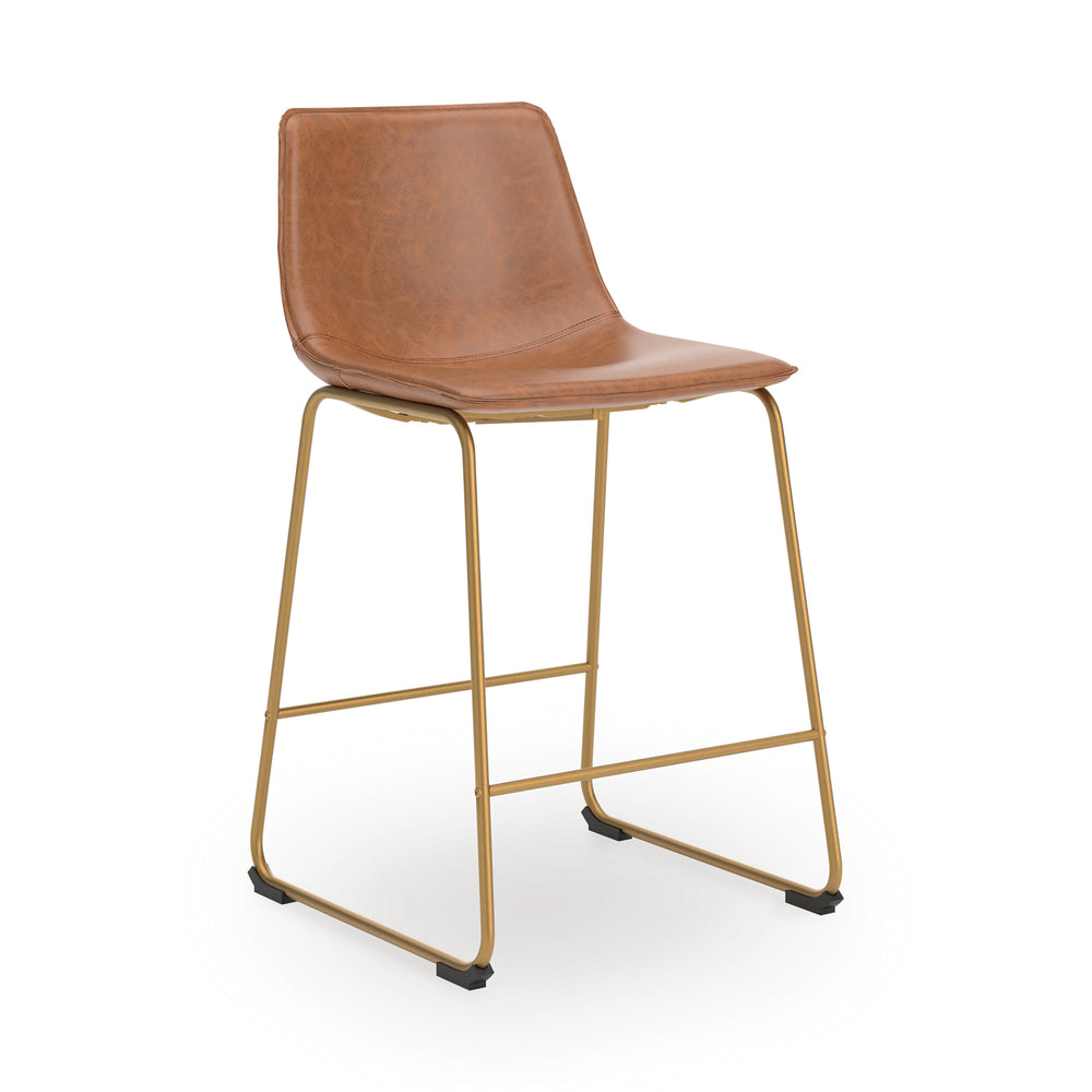 Ciabori Counter Height Barstool - Light Brown (3)