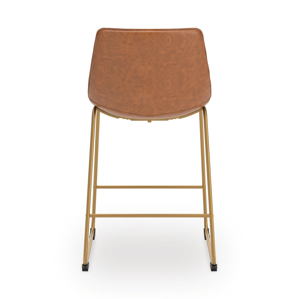 Ciabori Counter Height Barstool - Light Brown (5)