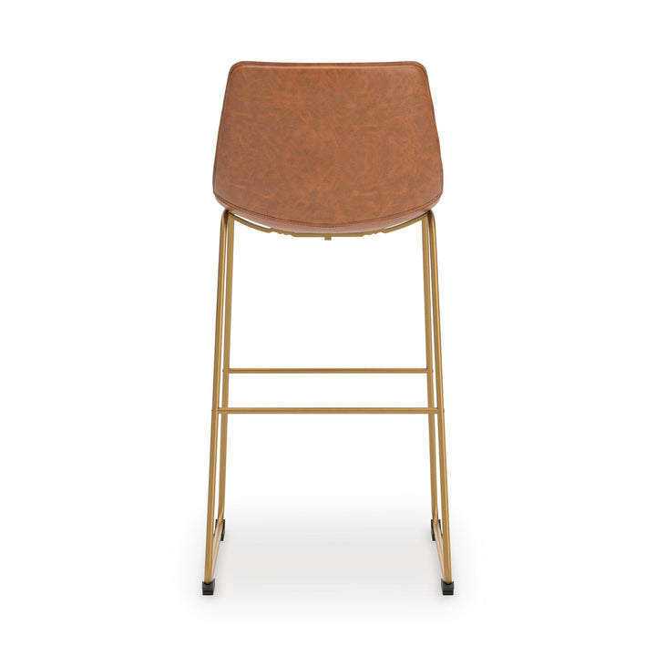 Ciabori Bar Height Bar Stool - Light Brown (5)