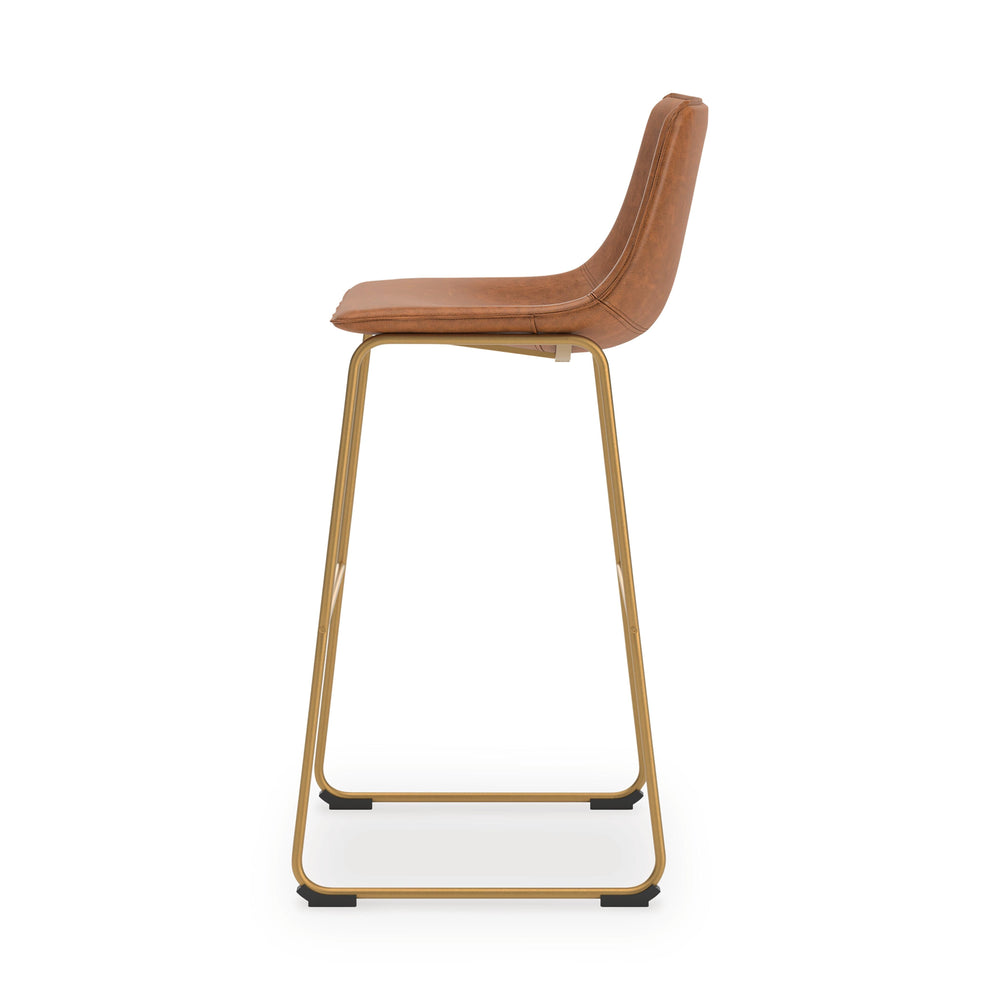 Ciabori Bar Height Bar Stool - Light Brown (6)