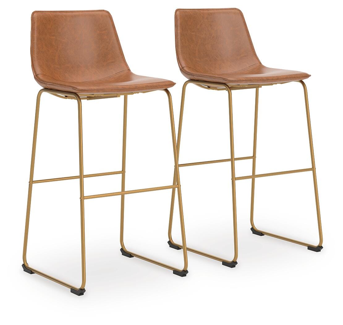 Ciabori Bar Height Bar Stool - Light Brown (1)