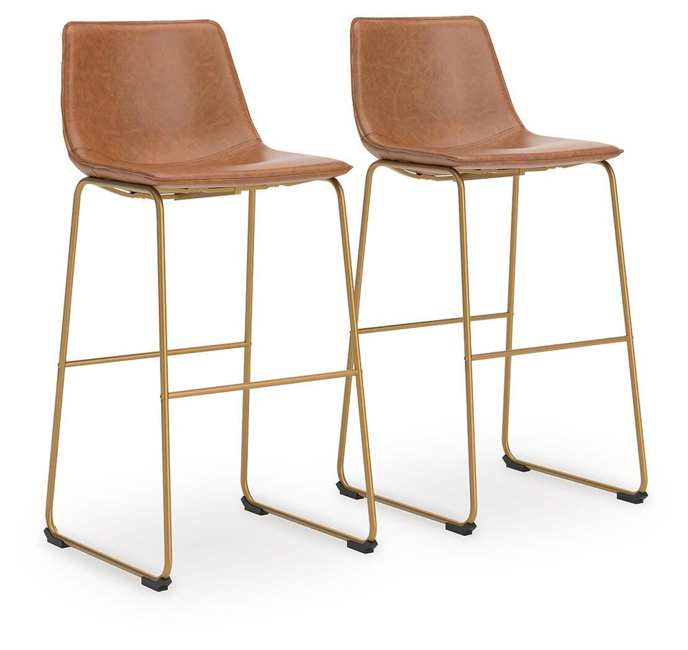 Ciabori Bar Height Bar Stool - Light Brown (1)