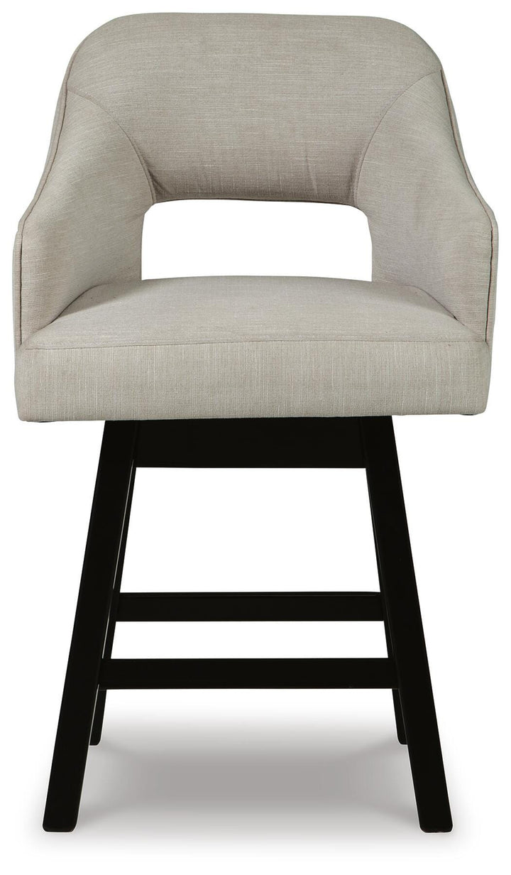 Tallenger Counter Height Bar Stool - Beige (5)