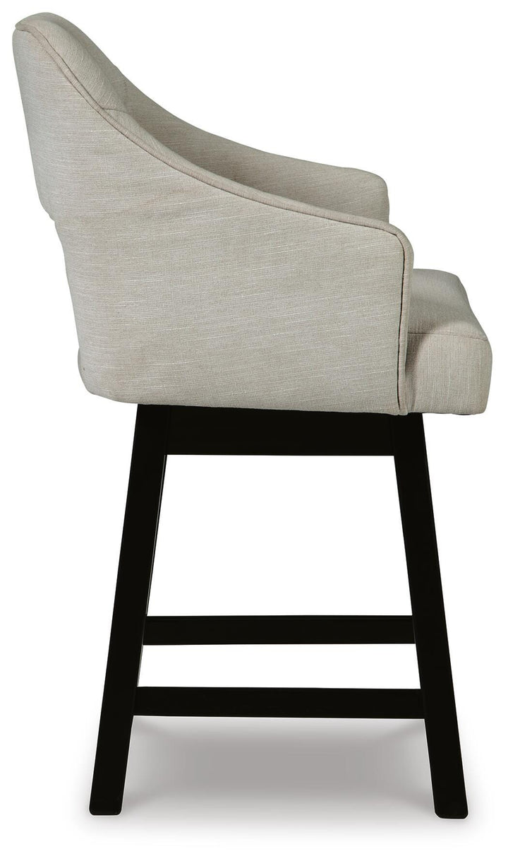 Tallenger Counter Height Bar Stool - Beige (6)